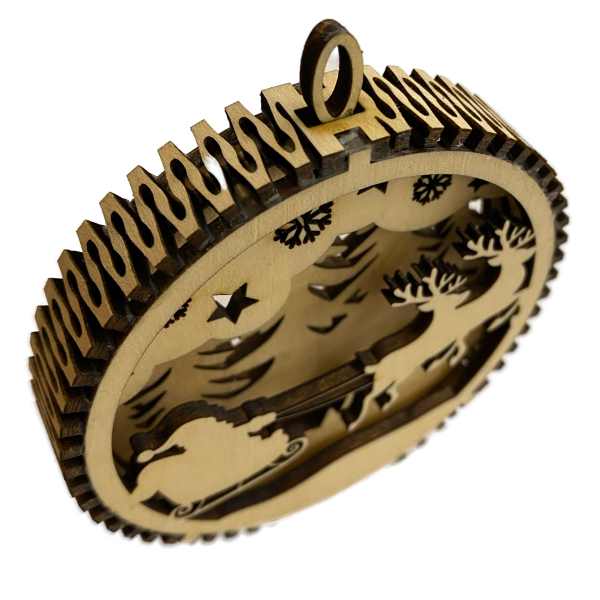 3D Julekule